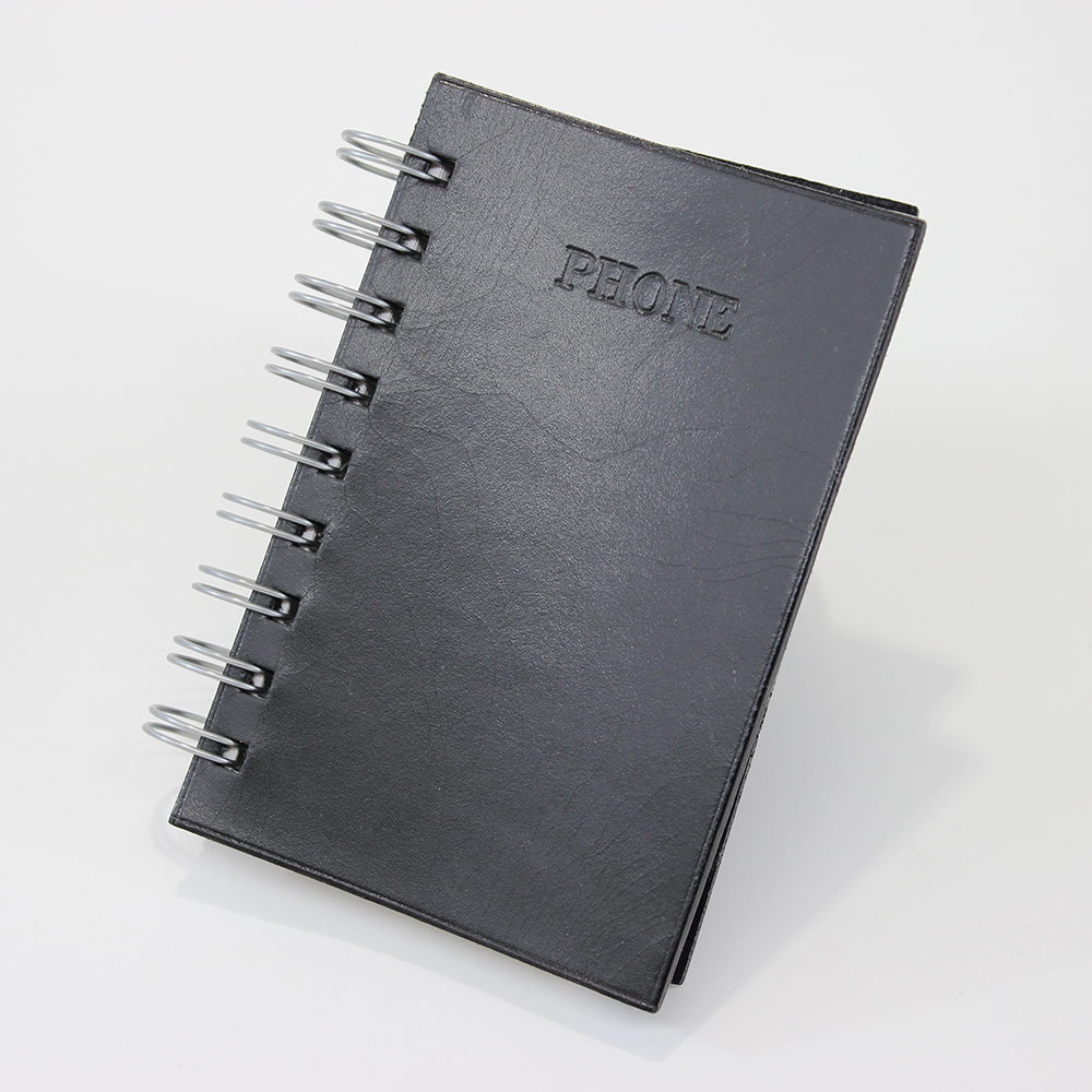 Black Leaf Notebook 14x20 Cm 50 Sheets 100 Pages Black Paper Notebook