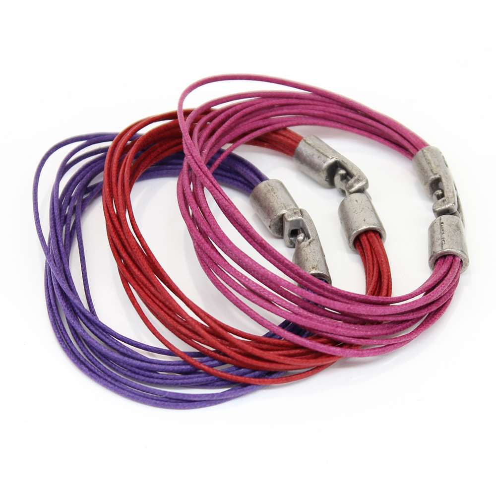Dallaiti Waxed Cord Bracelet, Thin