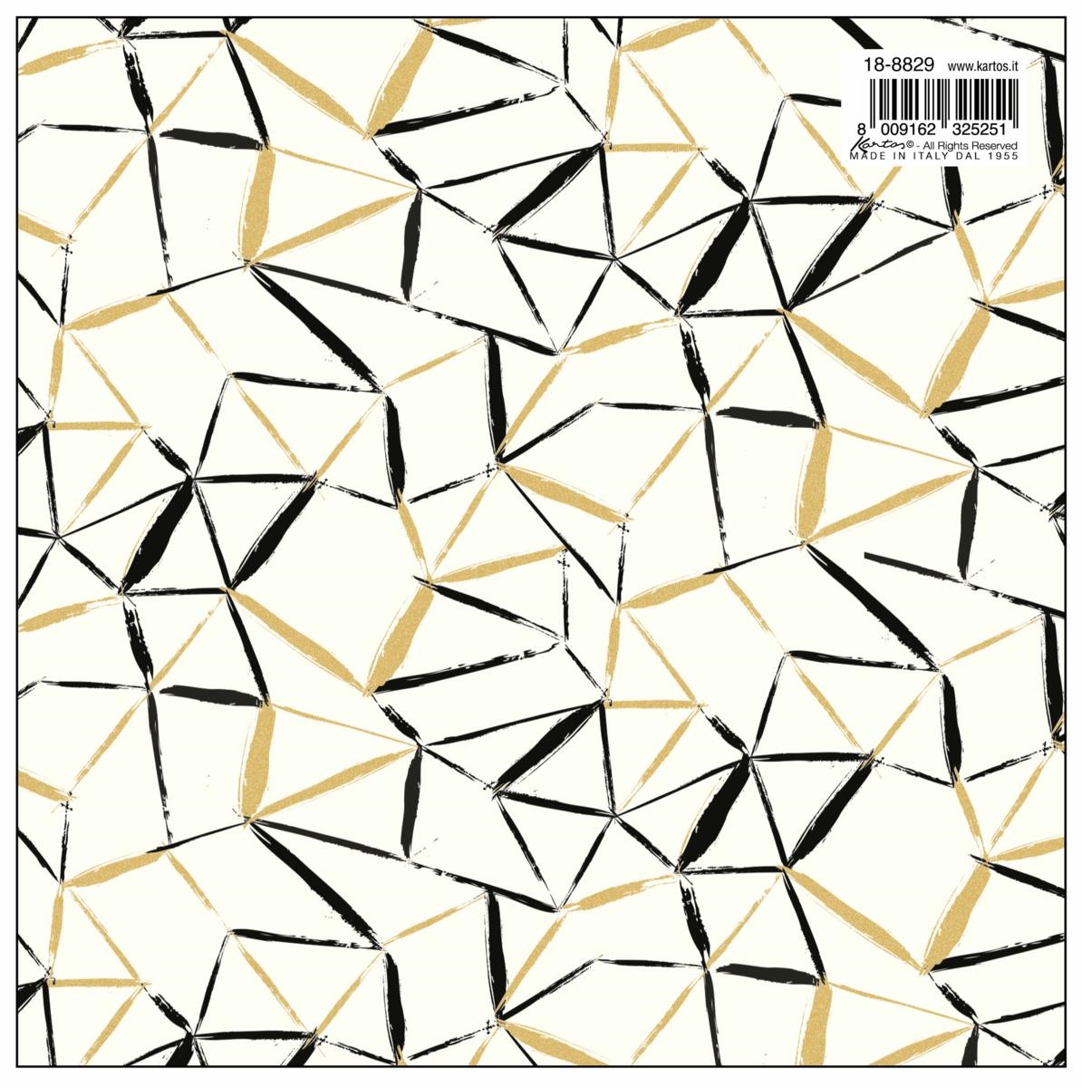 Abstract Lines Wrapping Paper, 2 Sheets 20"x27"