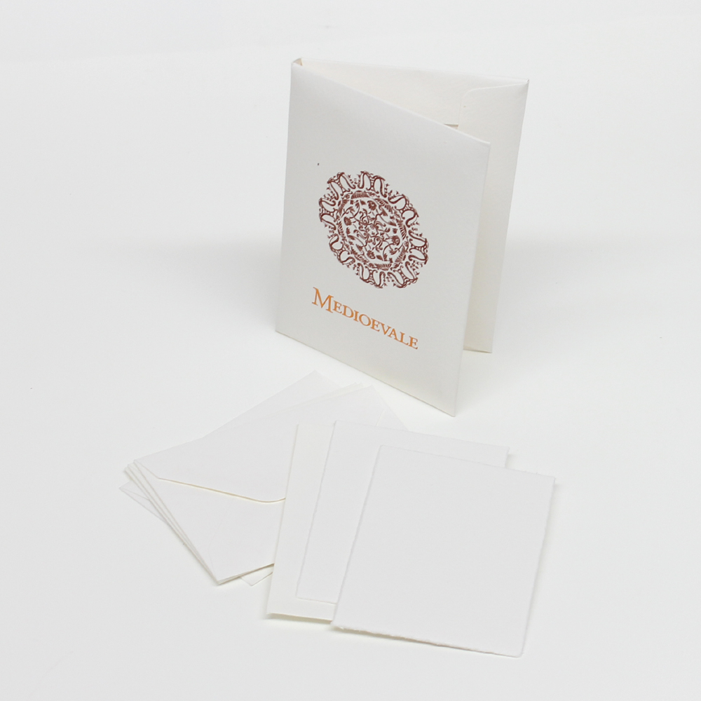 Medioevale White Portfolio Small Cards