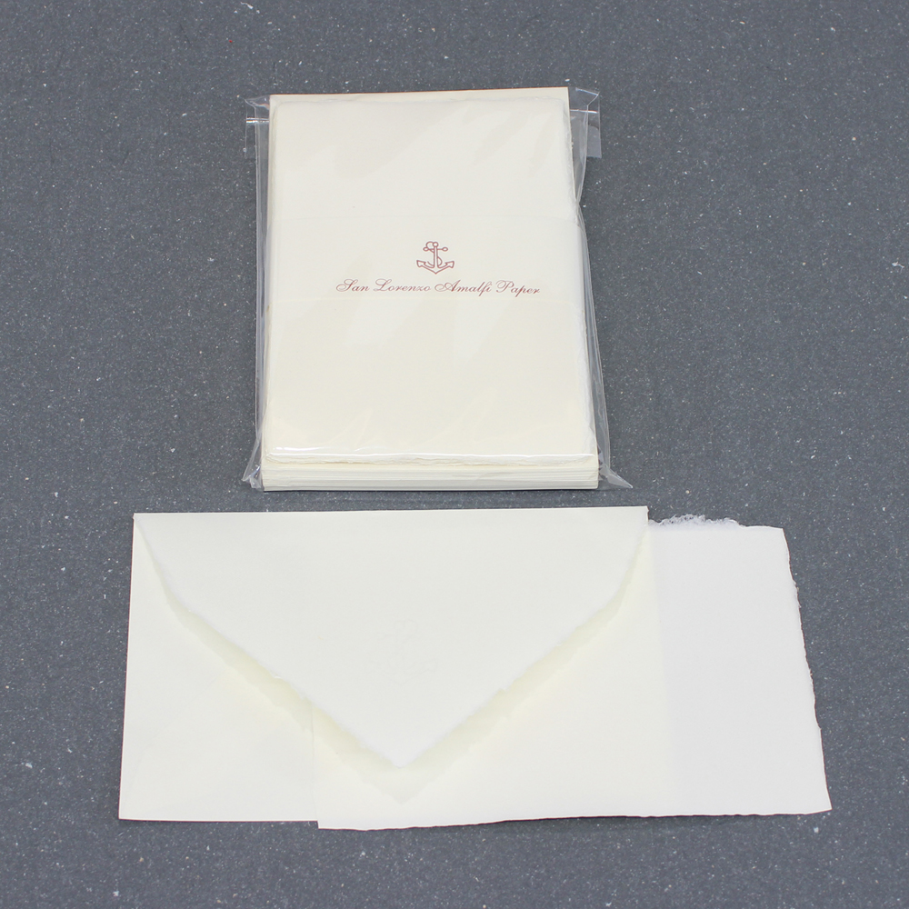 Royal Save the Date Deckled Edge True 100% Cotton Italian Paper – Cartalia