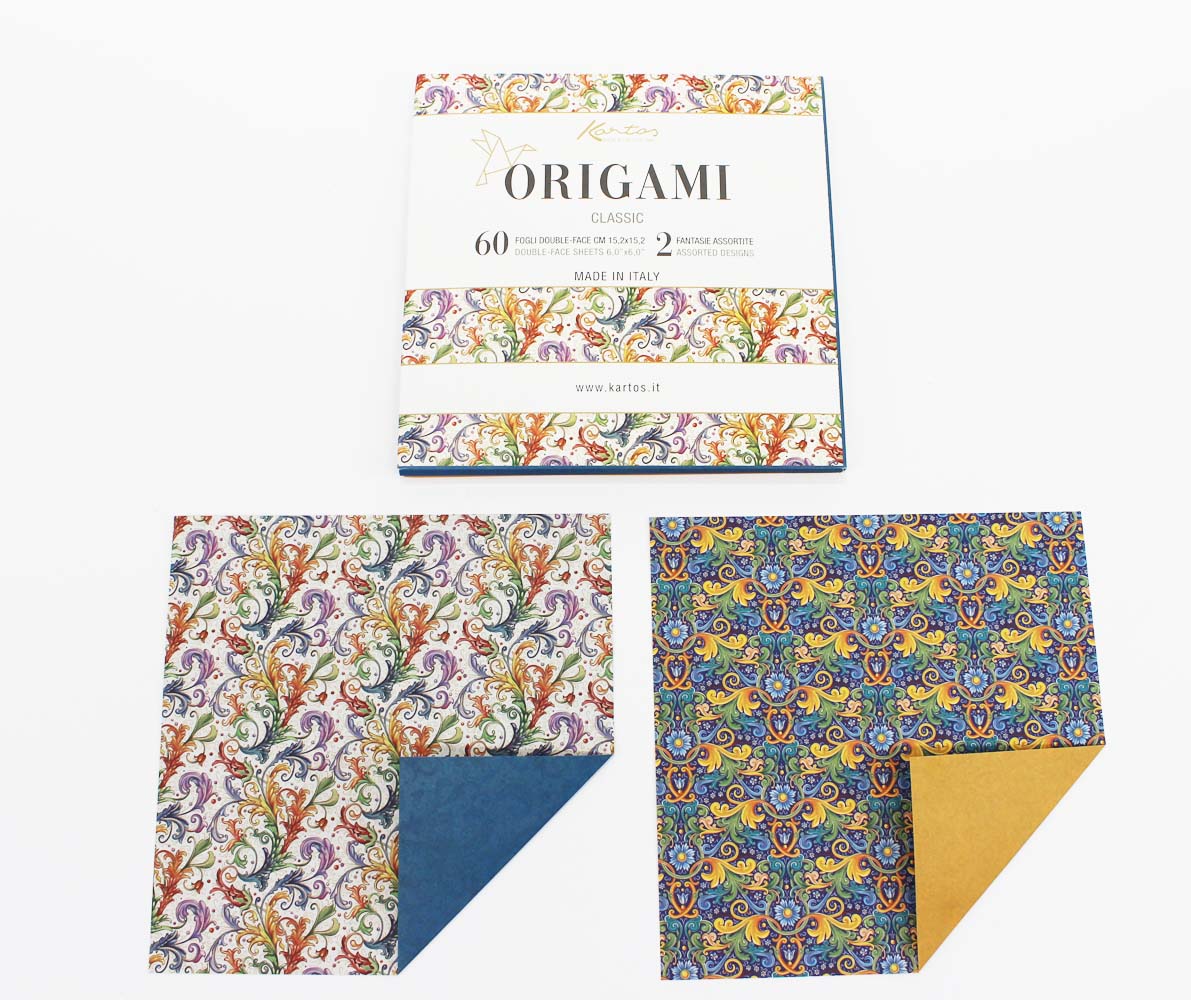 Origami :: Classic Origami Book With 60 Sheets 6x6 And 2 Designs.