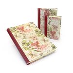 Romantica Notebook with Leather Spine