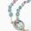 Speckled Glass Rosary with image of Pope
