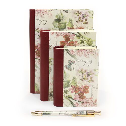 Romantica Notebooks in 3 sizes