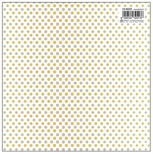 Gold & Silver Dots Christmas Wrapping Paper